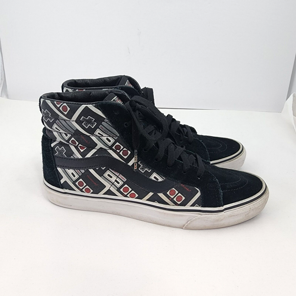 Vans Nintendo NES Controller Game Over SK8 High Top Sneakers Men 10 Skateboard